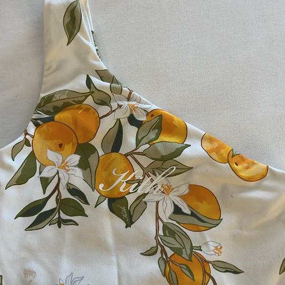 Kith White Swimsuit with Yellow and Green Floral Print - Picture 3 of 5